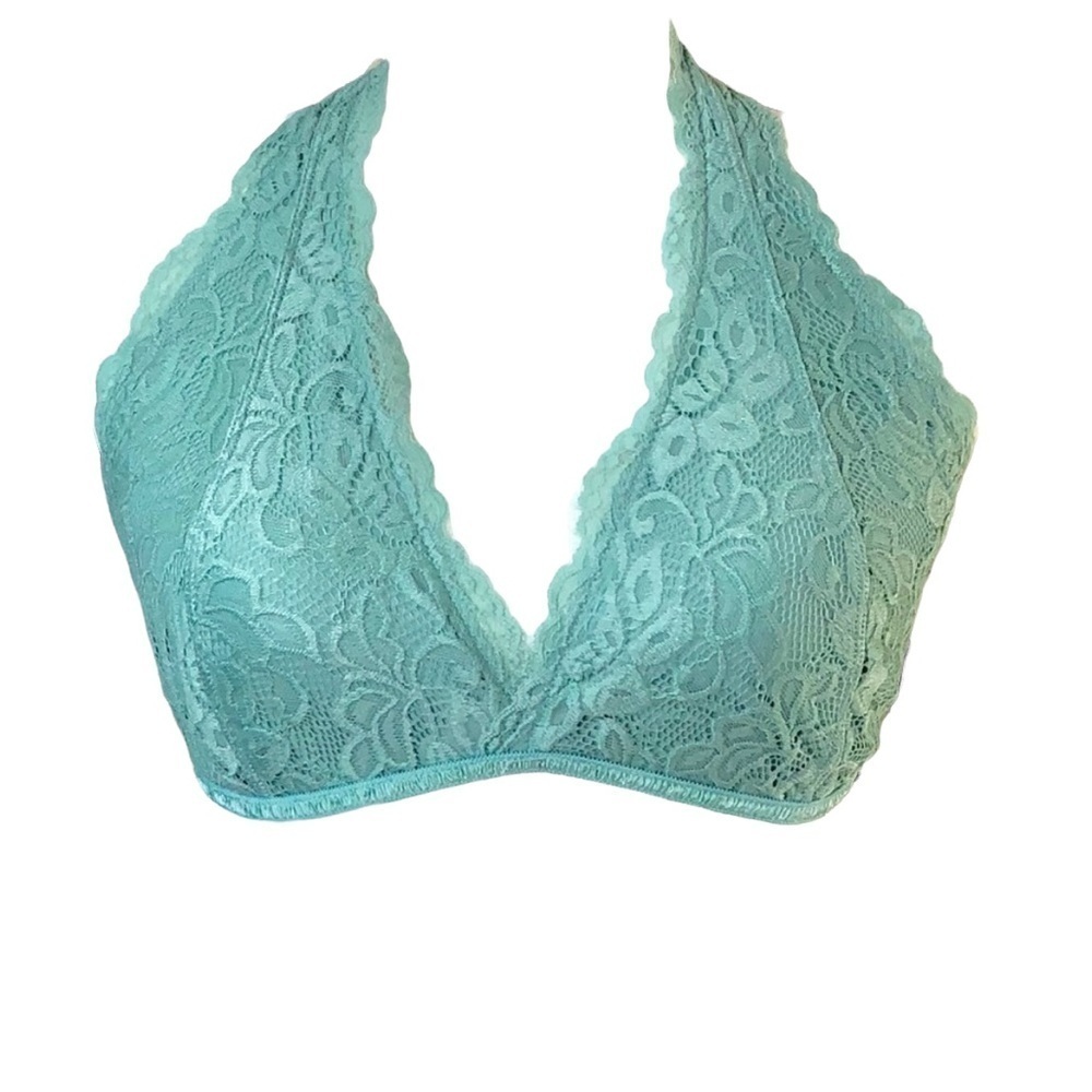 Active Basics Mint Lace Bralette Size Small